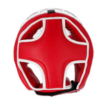 Kask Bokserski z daszkiem Masters WAKO Czerwony 
