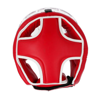 Kask Bokserski z daszkiem Masters WAKO Czerwony 