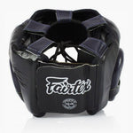 Kask Bokserski Fairtex Diagonal Vision Sparring HG13 Czarny-niebieski 