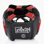 Kask Bokserski Fairtex Diagonal Vision Sparring HG13 Czarny-czerwony 