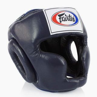 Kask Bokserski Fairtex Pełne pokrycie HG3 Niebieski 