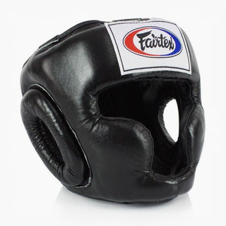 Kask Bokserski Fairtex Pełne Pokrycie HG3 Czarny 