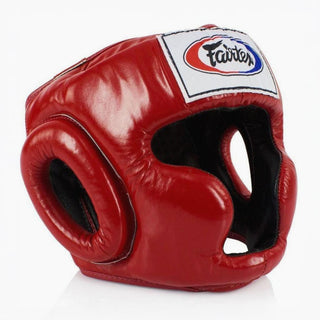 Kask Bokserski Fairtex Pełne Pokrycie HG3 Czerwony 