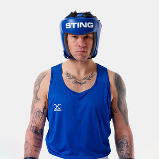 Kask Sting Competition Zatwierdzony World Boxing Blu 
