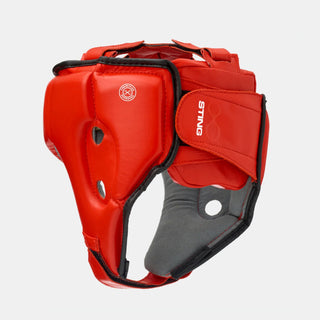 Kask Sting Competition Zatwierdzony World Boxing Czerwony 