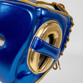 Kask Adidas Pro Niebieski-złoty 