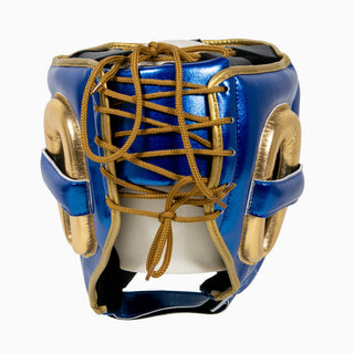 Kask Adidas Pro Niebieski-złoty 