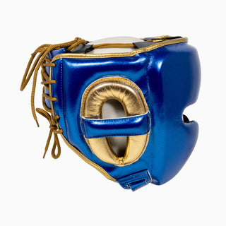 Kask Adidas Pro Niebieski-złoty 