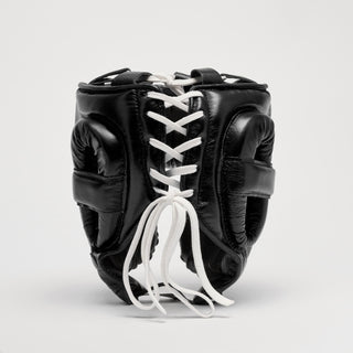 Kask Leone Sport Augusto Classico Czarny z osłoną policzków 
