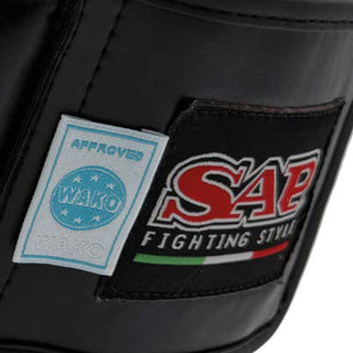 Kask SAP Combat WAKO Czarny z daszkiem 