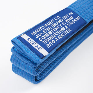 Pas BJJ Manto Motto Niebieski