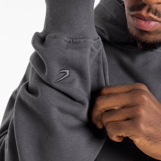 Bluza Boxraw We Don't Play Boxing oversize z kapturem Szaro-różowy-Combat Arena