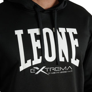Bluza Leone Logo z kapturem ABX119 Czarna 