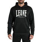 Bluza Leone Logo z kapturem ABX119 Czarna 