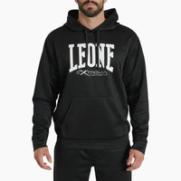 Bluza Leone Logo z kapturem ABX119 Czarna 