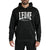 Bluza Leone Logo z kapturem ABX119 Czarna 