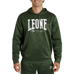 Bluza Leone Logo z kapturem ABX119 Zielona 