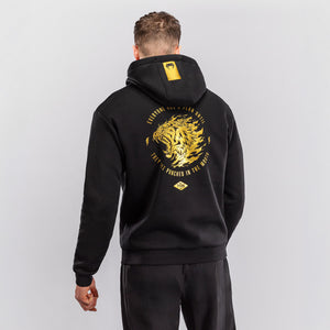 Bluza z kapturem Venum x Mike Tyson Tiger Czarny-złoty-Combat Arena