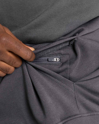 Bluza Boxraw We Don't Play Boxing oversize z kapturem Szaro-różowa 