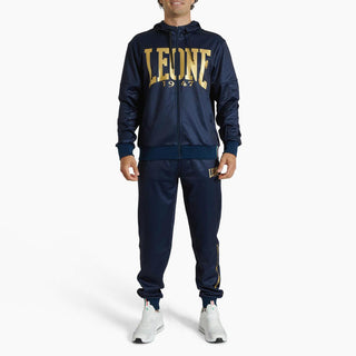 Bluza Leone DNA z kapturem ABX721 Niebieski 