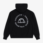 Bluza Manto Label 25 Oversize z kapturem Czarna 