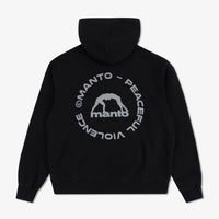 Bluza Manto Label 25 Oversize z kapturem Czarna 