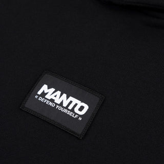 Bluza Manto Label 25 Oversize z kapturem Czarna 