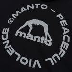 Bluza Manto Label 25 Oversize z kapturem Czarna 
