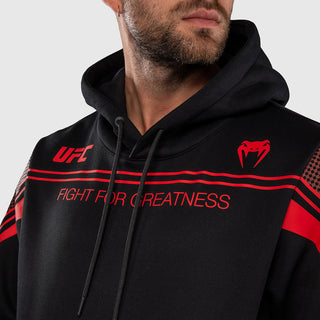 Bluza z kapturem Venum UFC Fight Week Unity czarno-czerwona 