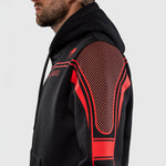 Bluza z kapturem Venum UFC Fight Week Unity czarno-czerwona 