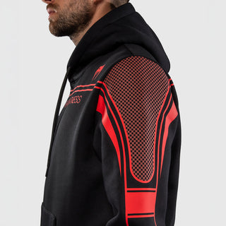 Bluza z kapturem Venum UFC Fight Week Unity czarno-czerwona 