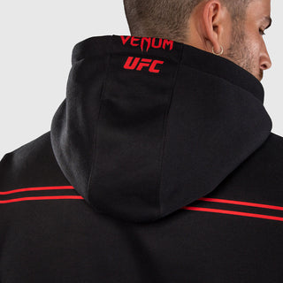 Bluza z kapturem Venum UFC Fight Week Unity czarno-czerwona 