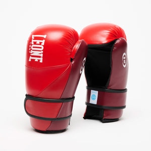 Rękawice od Point Fighting Leone WAKO GN600 Czerwony-Combat Arena