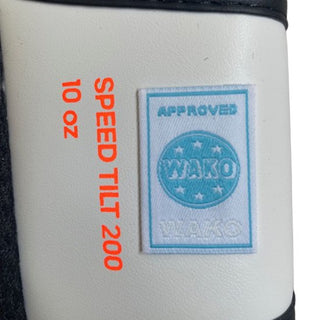 Rękawice bokserskie Adidas Speed Tilt 200 WAKO 10 Oz Biało-czarno-czerwony 