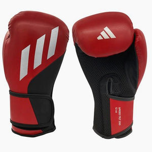 Rękawice bokserskie Adidas Speed Tilt 200 WAKO 10 Oz Czerwono-czarno-srebrny 