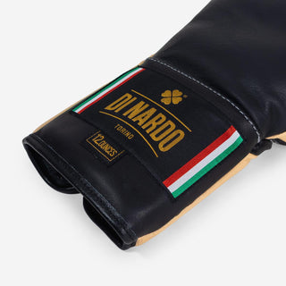Guantoni Di Nardo con lacci 12 Oz Nero-sabbia-Combat Arena