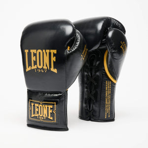 Rękawice bokserskie Leone GOAT GN103L z Sznurówki Czarny-Combat Arena