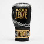 Rękawice bokserskie Leone IUTER Barbed Wire GN02IU Czarny-Combat Arena