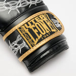 Rękawice bokserskie Leone IUTER Barbed Wire GN02IU Czarny-Combat Arena