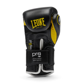 Rękawice bokserskie Leone Professional 2 GN115C Żółty 12 Oz 
