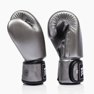 Rękawice do Muay Thai Fairtex BGV1C-Plus Gun Metallic-Combat Arena