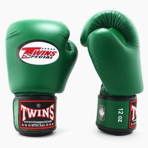 Rękawice do Muay Thai Twins Special BGVL3 Green