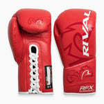 Guantoni Rival RFX Guerrero Pro Fight SF-H Rosso 10 Oz-Combat Arena
