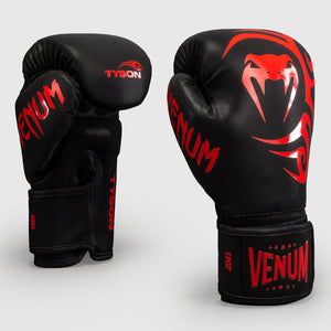 Rękawice bokserskie Venum x Mike Tyson Replica Czarny-czerwony-Combat Arena