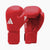 Rękawice bokserskie bokserskie Adidas Zatwierdzone World Boxing Czerwony 