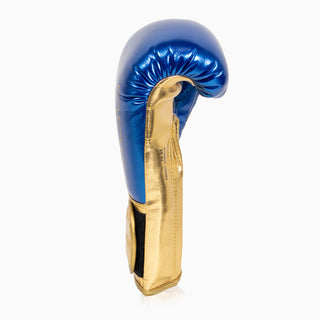 Rękawice bokserskie Adidas Hybrid 500 Za i przeciw Rzep Niebiesko-złoty 