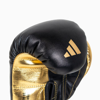 Rękawice bokserskie Adidas Hybrid 500 Pro z Rzep Czarny-złoty 
