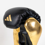 Rękawice bokserskie Adidas Hybrid 500 Pro z Rzep Czarny-złoty 