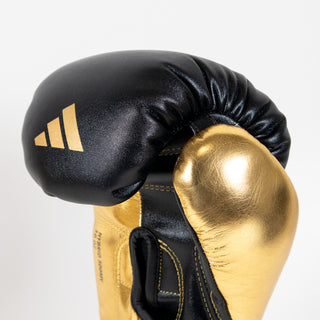 Rękawice bokserskie Adidas Hybrid 500 Pro z Rzep Czarny-złoty 