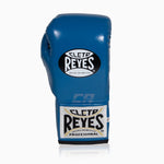 Rękawice bokserskie Cleto Reyes Profesjonalne buty CB2 niebiesko-czarne ze sznurówkami